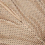 soft rhinestone see through dress